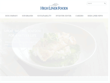 Tablet Screenshot of highlinerfoods.com
